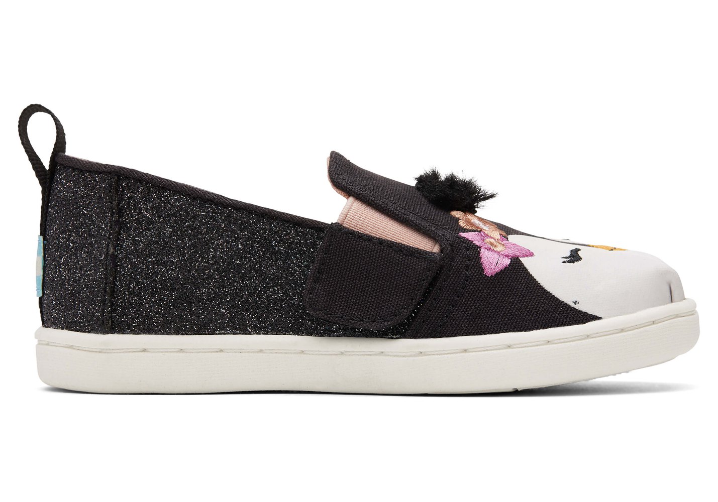 Toms Espadryle Dziecięce Czarne - Alpargata Tiny Penguin - 50UROPVNI